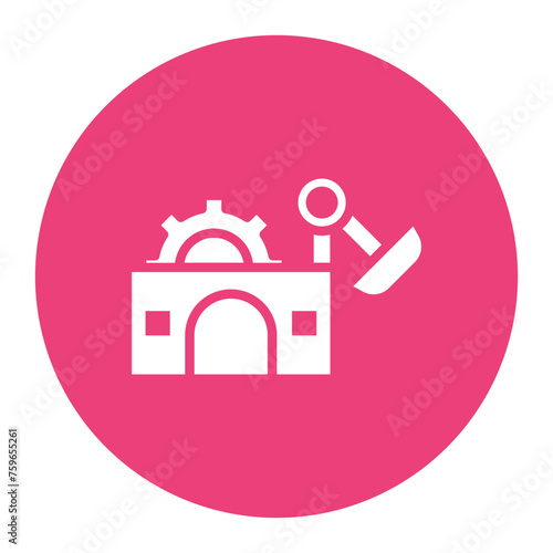 Traditional Manufacturing icon vector image. Can be used for Industry.