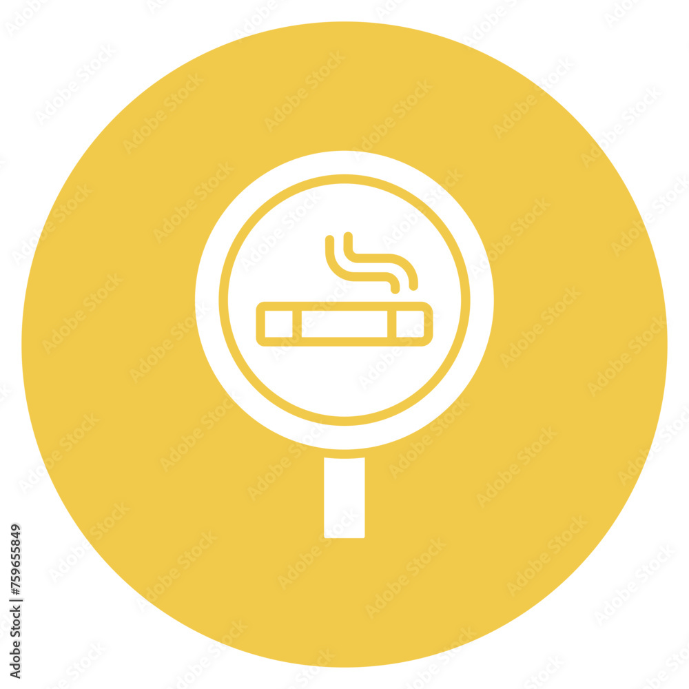 Smoking Room icon vector image. Can be used for Office. Smoking Room icon vector image. Can be used for Office.