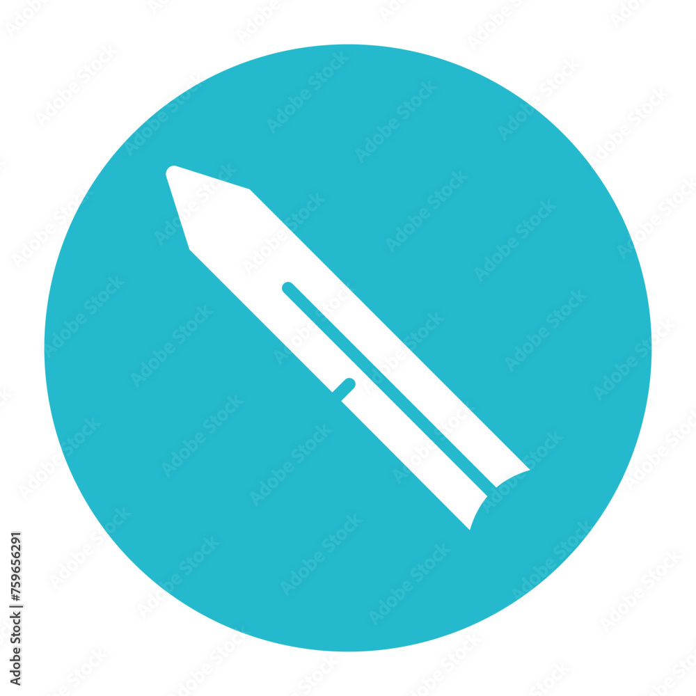 Scoopula icon vector image. Can be used for Science. Scoopula icon vector image. Can be used for Science.