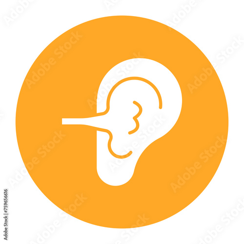 Inner Ear icon vector image. Can be used for Human Anatomy.