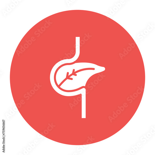Pancreas icon vector image. Can be used for Human Anatomy.