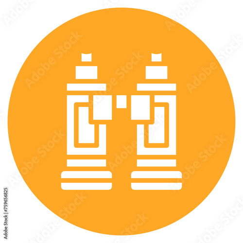 Binoculars icon vector image. Can be used for Outdoor Fun.