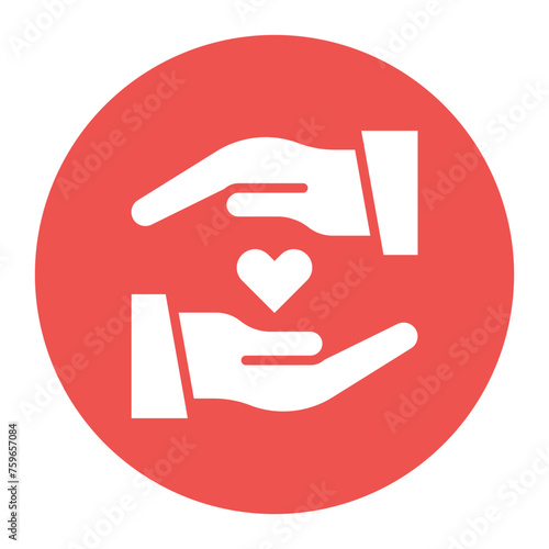 Kindness icon vector image. Can be used for Personality Traits.