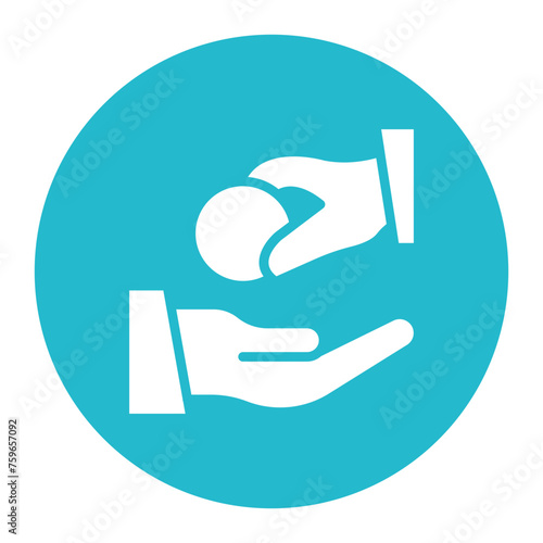 Generosity icon vector image. Can be used for Personality Traits.