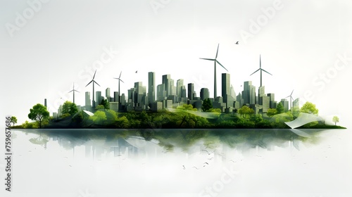 Renewable and Sustainable Energy Concept.