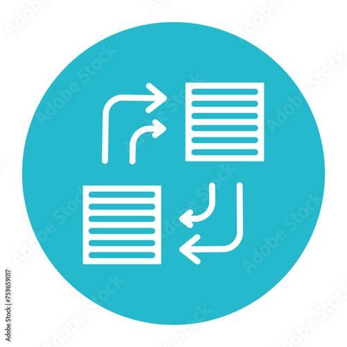 Synchronization icon vector image. Can be used for Business Analytics.