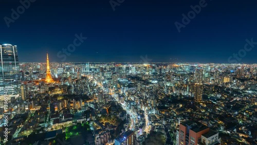 東京風景・タイムラプス photo