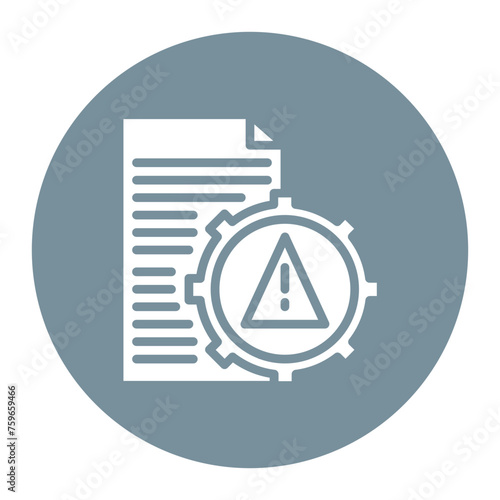Risk Avoidance icon vector image. Can be used for Risk Management.