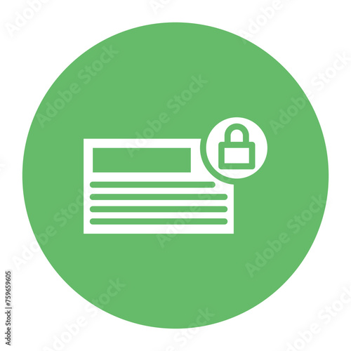Fraud Prevention icon vector image. Can be used for Risk Management.