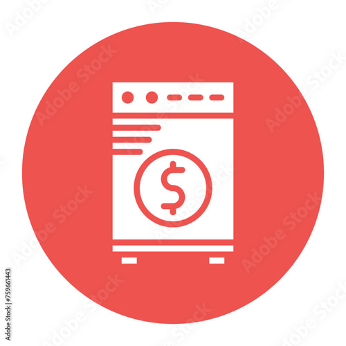 Money Laundering icon vector image. Can be used for Corruption.