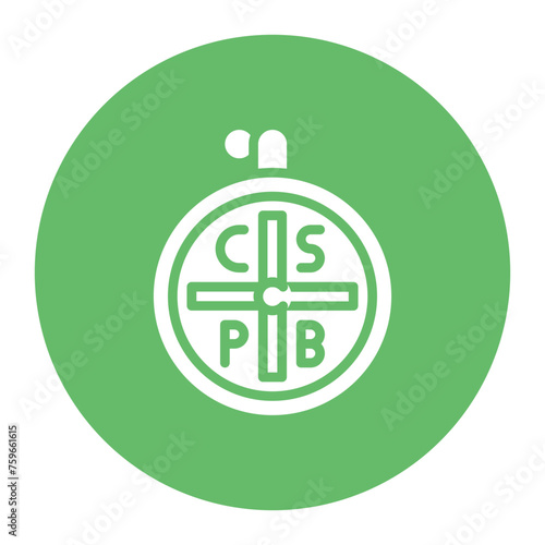 Tarnished Medal icon vector image. Can be used for Corruption.
