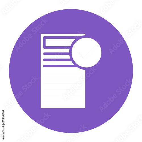 Falsified Records icon vector image. Can be used for Corruption.
