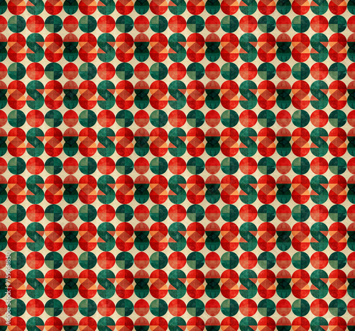 Colorful Art Deco seamless repeating pattern. 