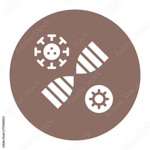 Viral Mutation icon vector image. Can be used for Infectious Diseases.