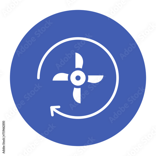 Aeration icon vector image. Can be used for Lab.