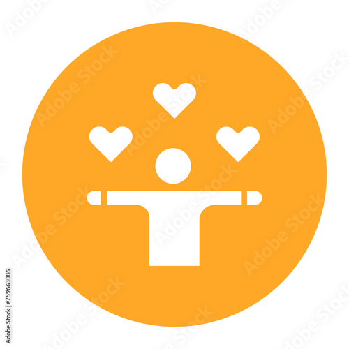 Affection icon vector image. Can be used for Friendship.