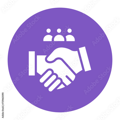 Loyalty icon vector image. Can be used for Friendship.