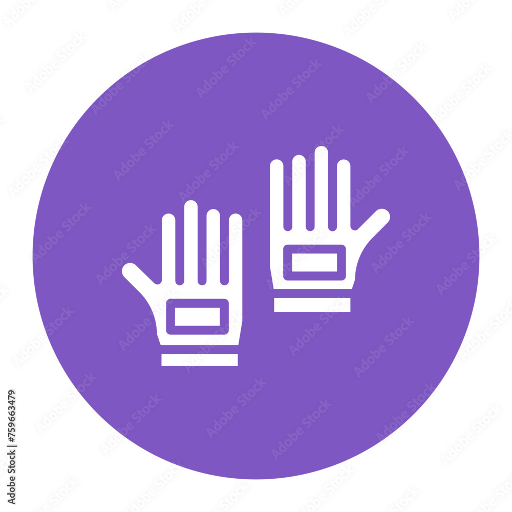 Rugby Gloves icon vector image. Can be used for Rugby. Rugby Gloves icon vector image. Can be used for Rugby.