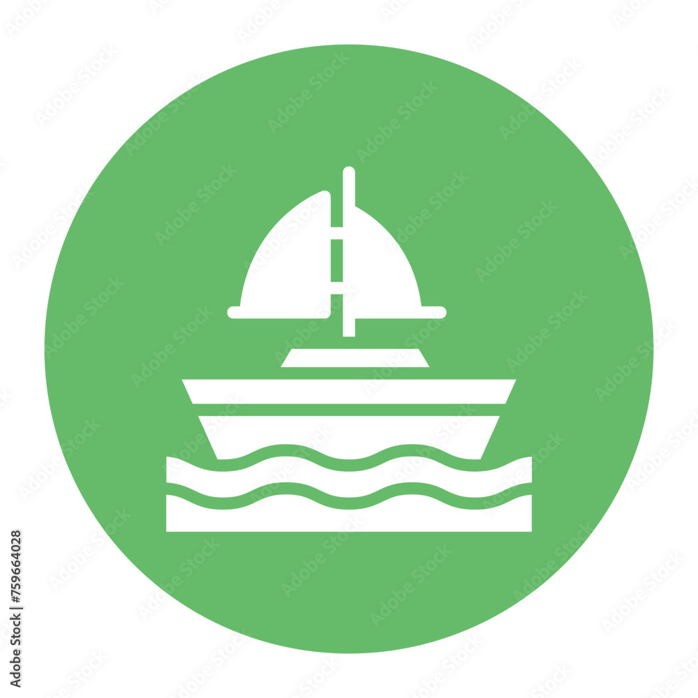 Yatch icon vector image. Can be used for Ocean. Yatch icon vector image. Can be used for Ocean.