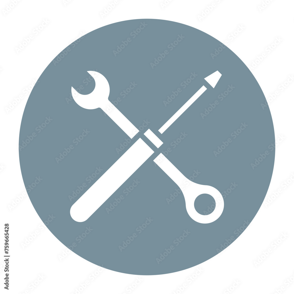Tools icon vector image. Can be used for Instrument. Tools icon vector image. Can be used for Instrument.