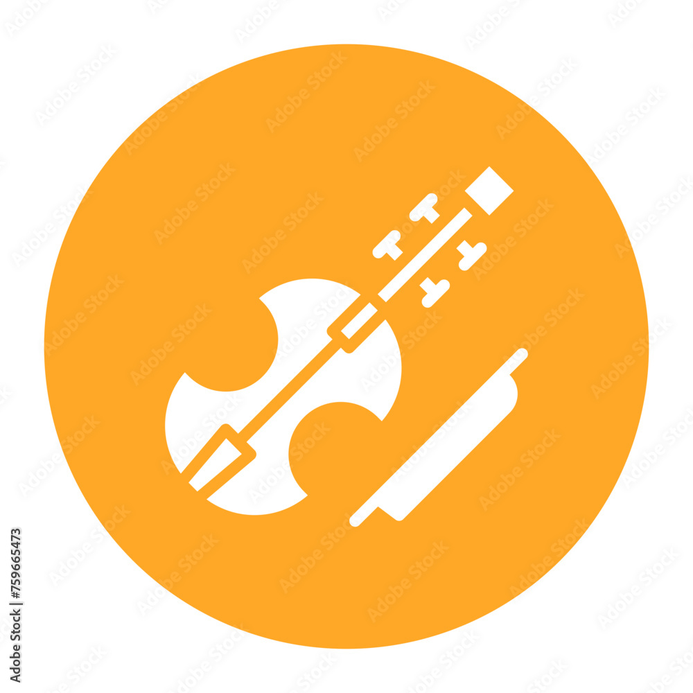 Violin icon vector image. Can be used for Instrument. Violin icon vector image. Can be used for Instrument.