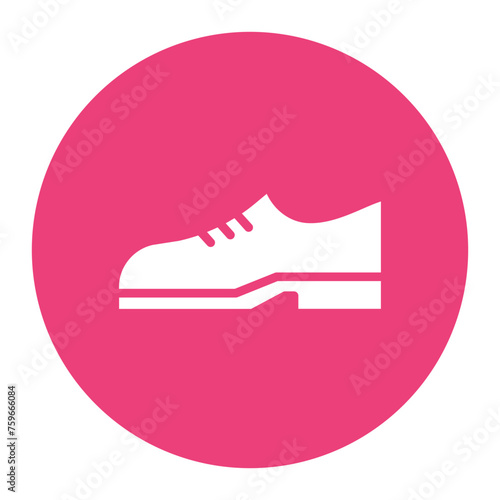 Shoe icon vector image. Can be used for Shoemaker.