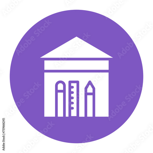 Interior icon vector image. Can be used for Art and Craft Supplies.