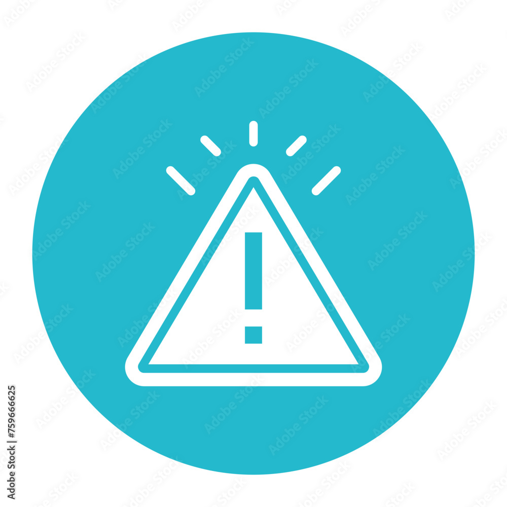 Warning icon vector image. Can be used for Archery. Warning icon vector image. Can be used for Archery.