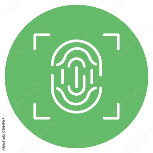 Biometric icon vector image. Can be used for Biometrics.