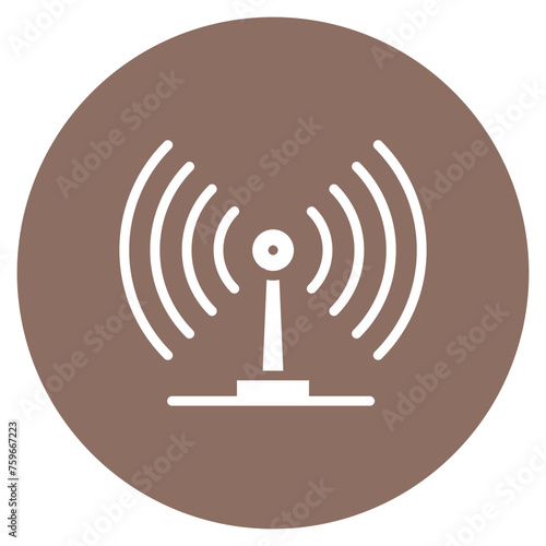 Sensor icon vector image. Can be used for Biometrics.