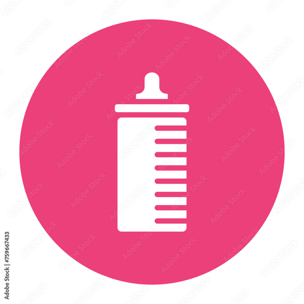 Milk Bottle icon vector image. Can be used for Baby Shower. Milk Bottle icon vector image. Can be used for Baby Shower.
