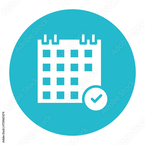 Daily Events icon vector image. Can be used for Bowling.