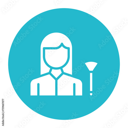 Cosmetologist icon vector image. Can be used for Diversity.