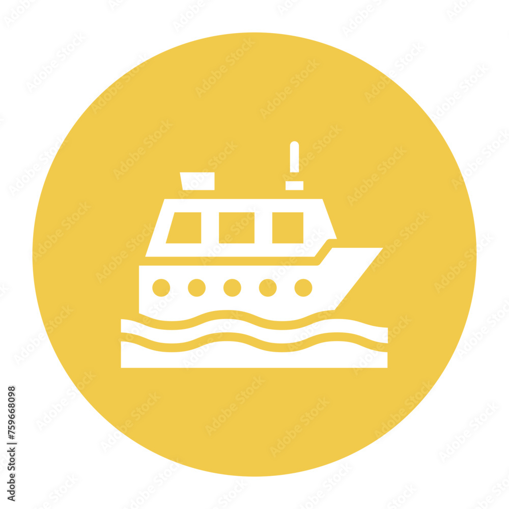 Cruise icon vector image. Can be used for Beach Resort. Cruise icon vector image. Can be used for Beach Resort.