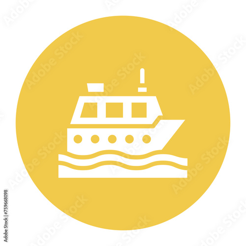 Cruise icon vector image. Can be used for Beach Resort.