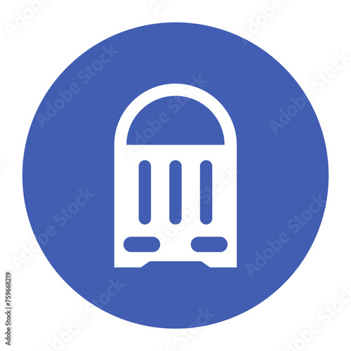 Kick Board icon vector image. Can be used for Beach Resort.