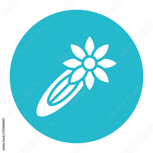 Hair Pin icon vector image. Can be used for Luxury.