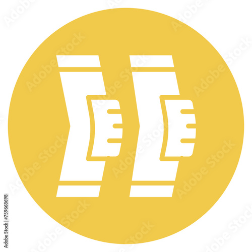 Knee Pad icon vector image. Can be used for Volleyball.