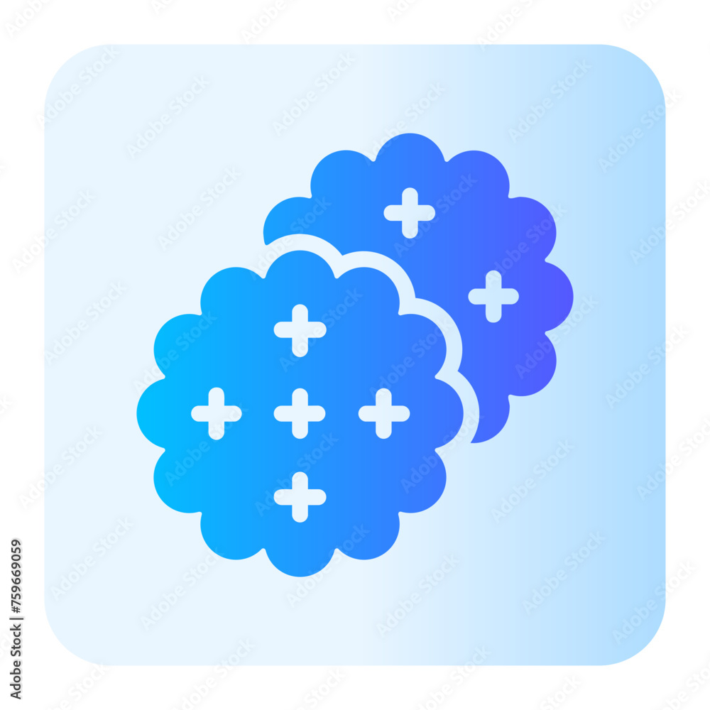 Cracker gradient icon Cracker gradient icon