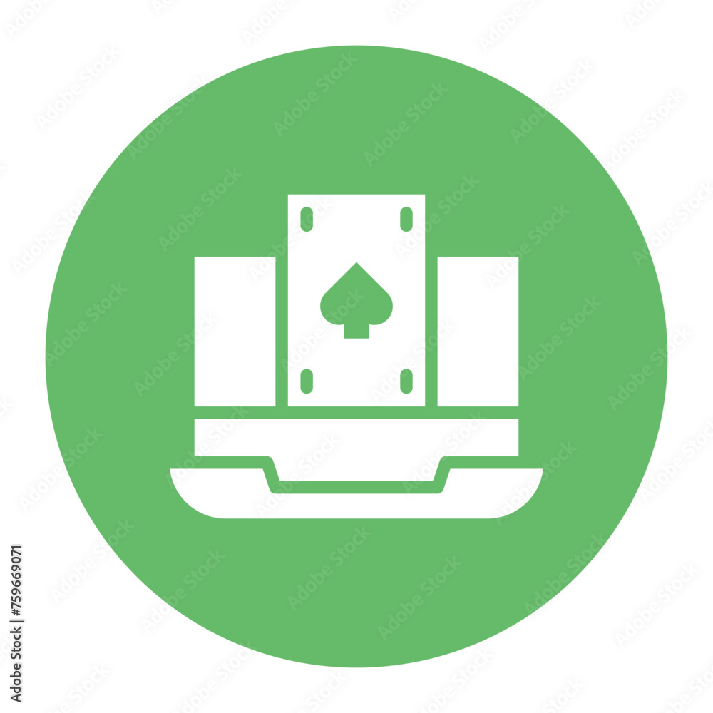 Online Casino icon vector image. Can be used for Casino. Online Casino icon vector image. Can be used for Casino.
