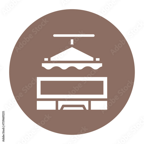 Galvanizing icon vector image. Can be used for Mettalurgy.