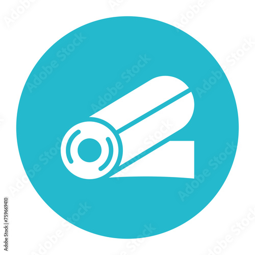 Rolled Steel icon vector image. Can be used for Mettalurgy.