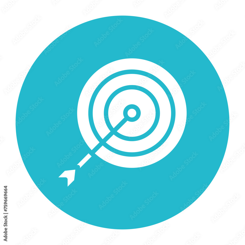 On Target icon vector image. Can be used for Trading. On Target icon vector image. Can be used for Trading.