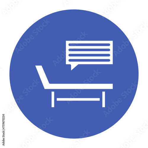 Individual Therapy icon vector image. Can be used for Psychology.