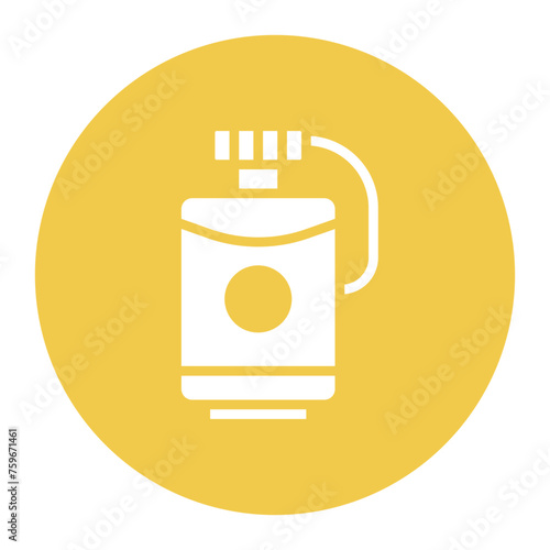 Hip Flask icon vector image. Can be used for Trekking.