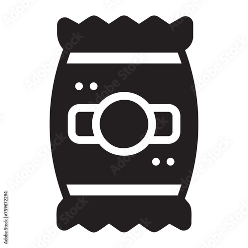 snack glyph icon