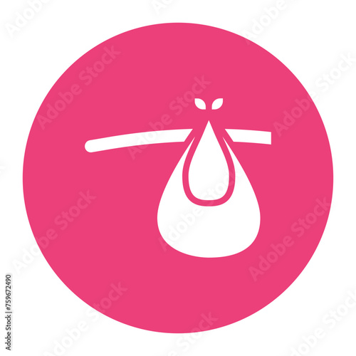 Refugee icon vector image. Can be used for Homeless.