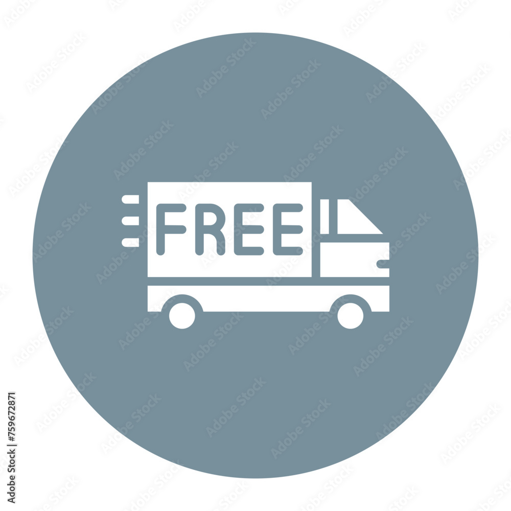 Free Shipping icon vector image. Can be used for Supply Chain. Free Shipping icon vector image. Can be used for Supply Chain.