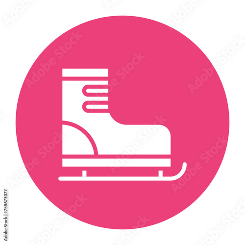 Ski Boots icon vector image. Can be used for Ski Resort.