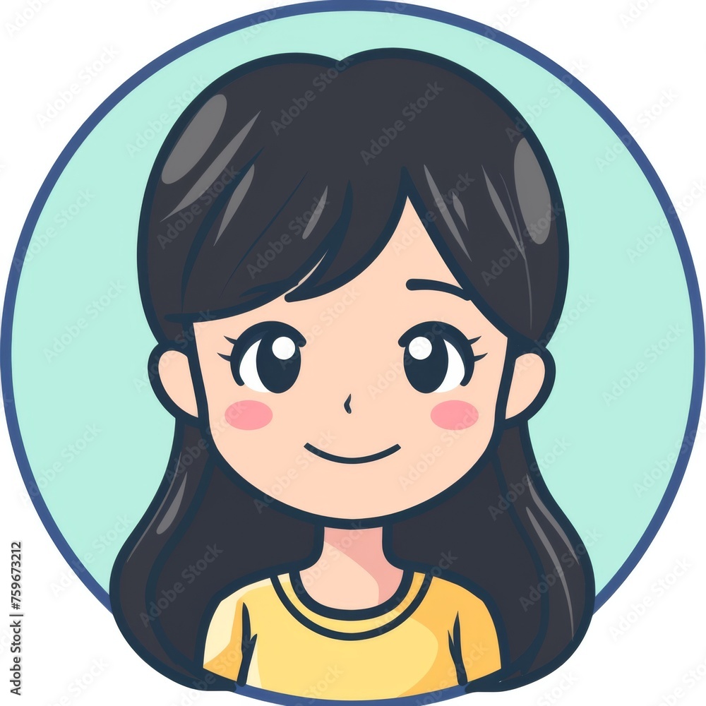 Simple emoji of a person teaching computer software and distance learning, white background Simple emoji of a person teaching computer software and distance learning, white background